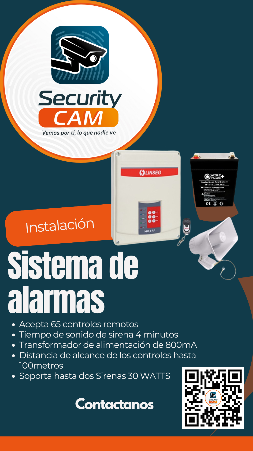 ALARMA COMUNITARIA LINSENG AX65L