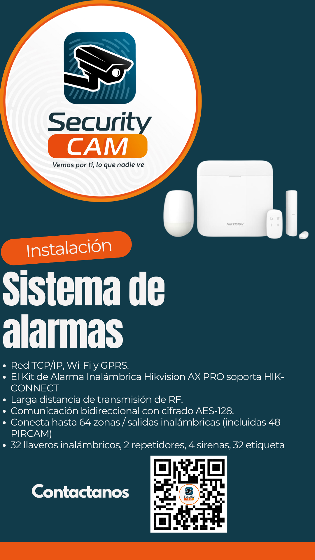 ALARMA INHALAMBRICA HIKVISION AX PRO